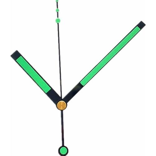 50 Sets Noctilucent Metal Clock Hands Pointer DIY Quartz Clock Needle Repair Accessories