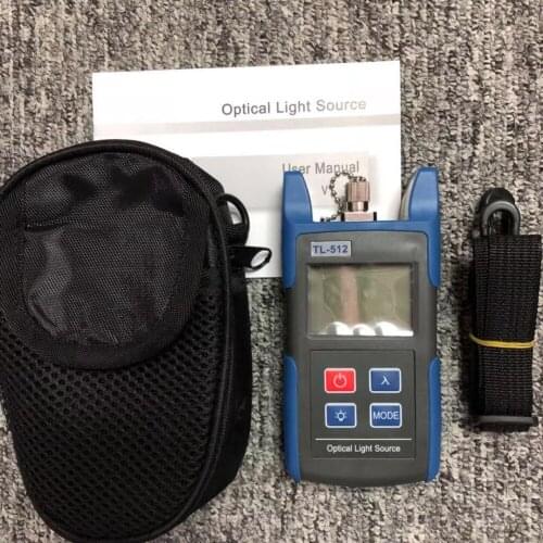 Free Shipping TL512 Handheld Optical Fiber Optic Light Source 1310/1550nm Singlemode