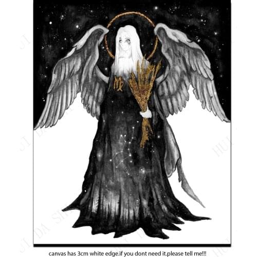 Twelve constellations,Virgo, giclèe print