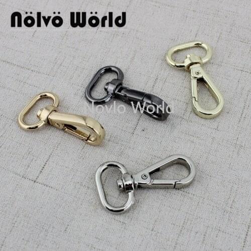 Nolvo World 20 pcs 20-25-32-38mm 6 colors Hook Swivel Zinc Alloy Metal Antique Retro Buckle Snap Hook