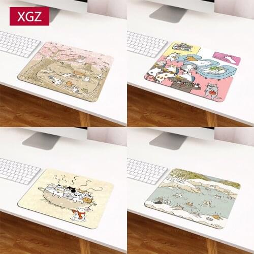 XGZ Cartoon Cat Small Mouse Pad Computer Computer Pad Best-selling Wholesale Game Pad Mouse Gaming Pc Laptops 22x18cm Mouse Mat
