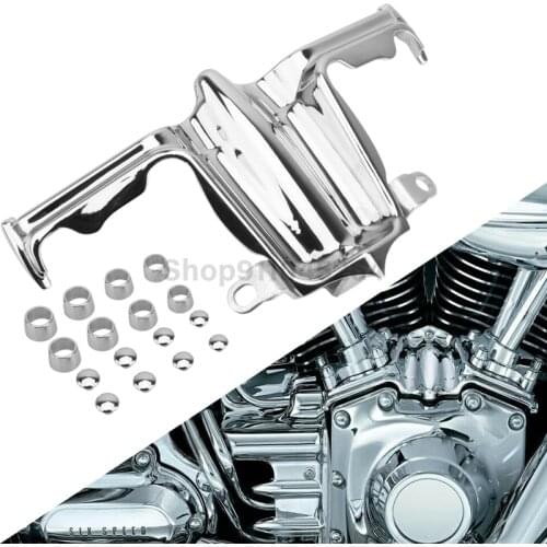 Aluminum Alloy Motorcycle Tappet Lifter Block Accent Trim Cover Chrome For Harley Twin Cam 00-17 Touring Electra Glide Dyna
