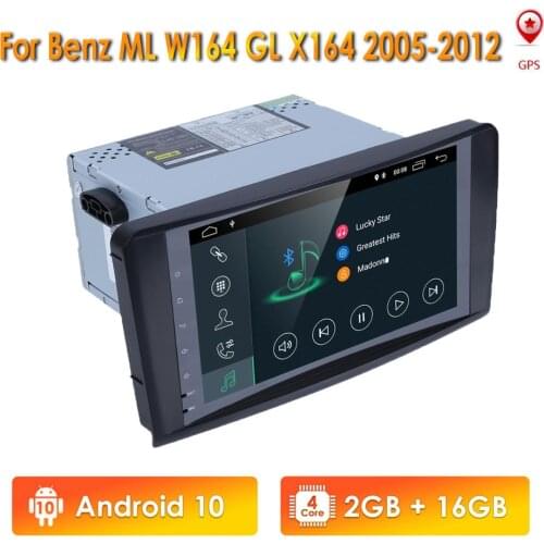 9 Inch Android 2 DIN Car Radio Player for Benz ML W164 GL X164 ML300 350 450 500 GL350 420 Car Audio Multmedia GPS Navigation