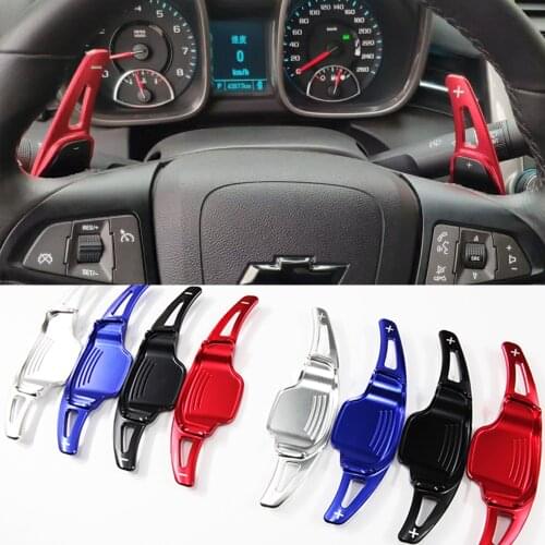 For Chevrolet SS Camaro ZL1 1LE RS SS Commemorative Z28 TF4 Car Steering Wheel Paddle Shift Extension Quick Shifters DSG Sticker