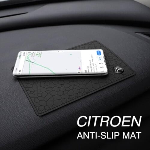 Car Interior Non Slip Mat Dashboard Phone Anti-Slip Sticky Gel Pad For Citroen C4 C3 C5 C1 C2 Berlingo Celysee Cactus Picasso