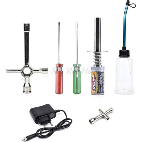 Rechargeable Glow Plug starter Igniter AC Charger Ignition kit for Gas Nitro Engine Power 1/10 1/8 RC Car Engines