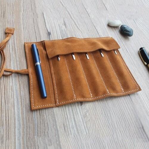 Portable Storage Bag Makeup Organizer Cowhide Bag Creative Gift Travel Accessories Home Office Storage Data Cable Storage