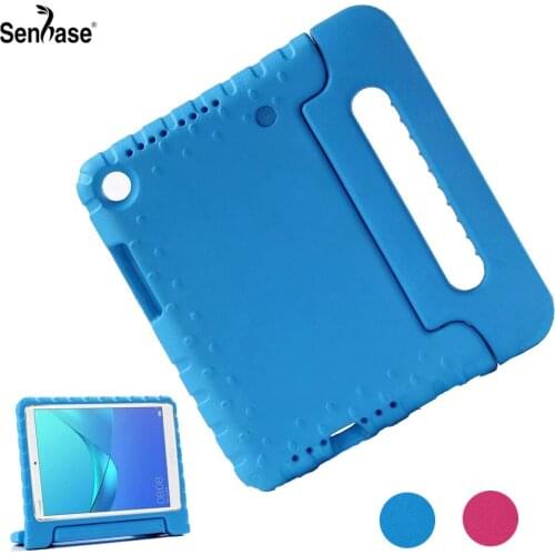 EVA Portable Handle Stand Kids Safe Foam Shockproof Cover For Huawei MediaPad M5 8.4 SHT-AL09 SHT-W09 Full Body Protection Case