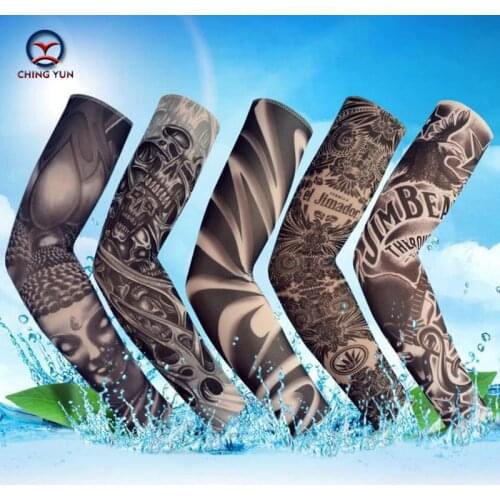 CHING YUN New Fashion Tattoo Sleeves Arm Warmer Unisex UV Protection Outdoor Temporary Fake Tattoo Arm Sleeve Warmer Sleeve HW