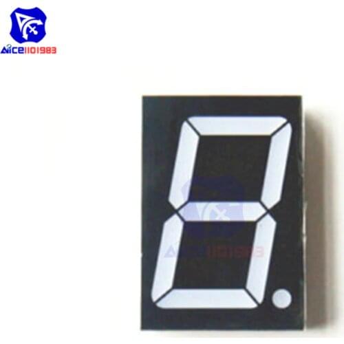 5PCS/Lot LED Module Common Cathode 10 Pin 1 Bit 7 Segment 2.2 x 1.5 x 0.43 Inch 1.8" Red LED Display Digital Tube