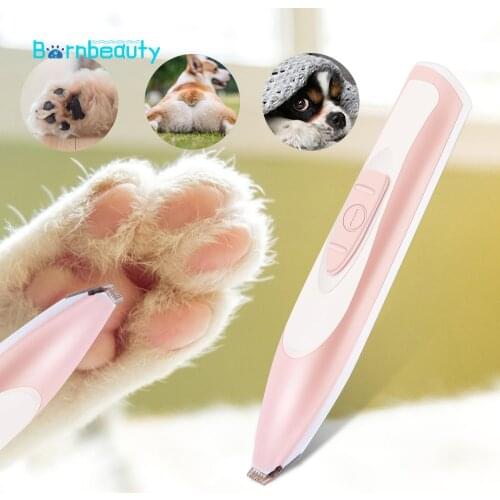 Pet Dog Hair Grooming Machine Electrical USB Charging Trimmer for Pet Cat Dog Face Foot Ear Butt Hair Shaver Low Noise Haircut T