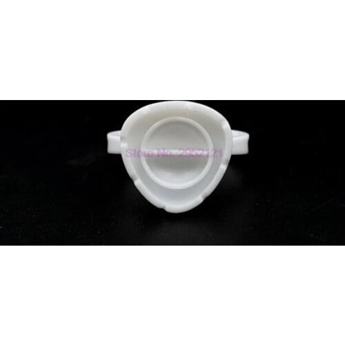 100bags 3 color Heart shape eyelash Glue Rings Cups Disposable Eyelash Extension Glue Quick Blossom Cup Tattoo Ink Holder Ring