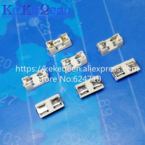 200PCS/LOT 2410 / 1808 SMD fuse holder miniature fuse box base transposon 6.1x2.69mm high temperature resistant