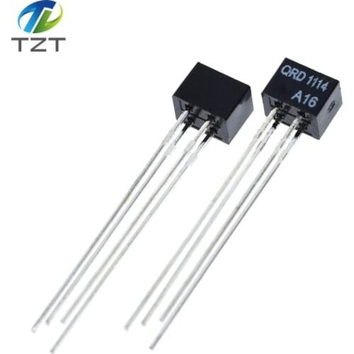 5PCS QRD1114 RD1114 D1114 1114 DIP-4 REFLECTIVE OBJECT SENSOR