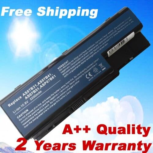 Laptop battery for ACER Aspire 5920 6920 6920G 7520 7720 Series AS07B31 AS07B32 AS07B41 AS07B51 AS07B71 AS07B72 Battery
