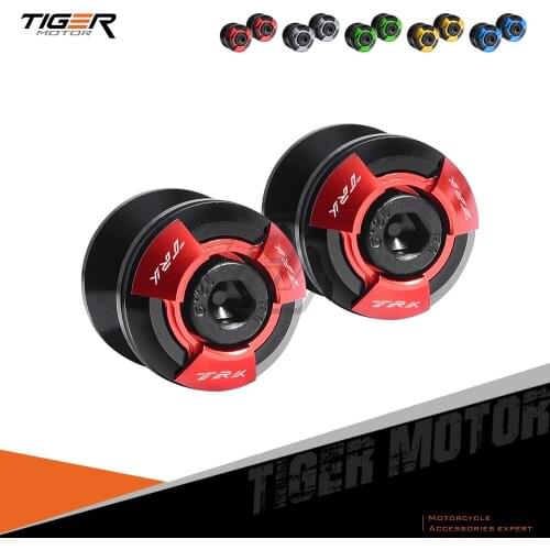 For Benelli TRK 502 502X 2016-2021 UP Motorcycle Accessories Swingarm Spools Slider Stand Screws