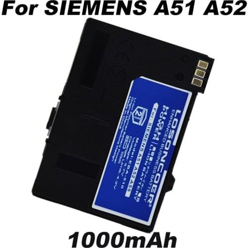EBA-510 1000mAh Battery for Siemens A51 CT56 M55 M56 M60 MC60 A52 A55 A56,A57,A60,A62,A65,A75,C55,C56,C60,C61,C70, C71,A70 S55