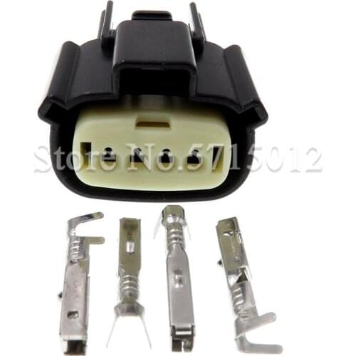 4 Hole 33471-0469 Light Lamp Socket Ignition Coil Connector Plug For Ford Chevrolet Buick