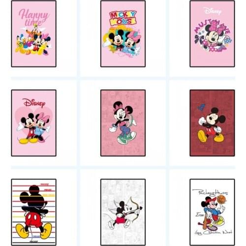 Cartoon Disney Mickey Minnie Mouse Clubhouse Canvas Paintings Posters and Prints Wall Art Pictures for Living Room Decoration