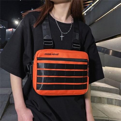 Multi-function Tactical Bag Belt Bag Pouch Packs Unisex Streetwear Vest Chest Bag Oxford Cloth Waist Bags Hip Hop Crossbody 2021