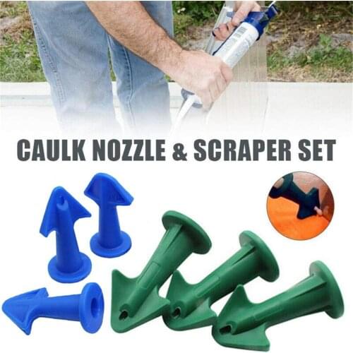 3 In 1 Multifunctional Silicone Remover Caulk Finisher Sealant Smooth Scraper Grout Kit Nozzle Spatulas Filler Spreader Tools