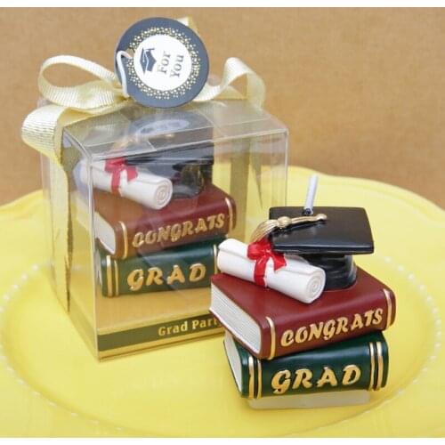 2021 New Graduation Celebration Book Candles Dr. Hat Birthday Cake Candle Kindergarten Graduation Party Decoration Small Gifts