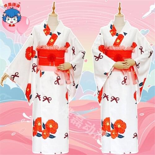 New! Nene Yashiro Cosplay Toilet Bound Hanako Kun Nene Yashiro Bathrobe Kimono Dress Cosplay Costume H