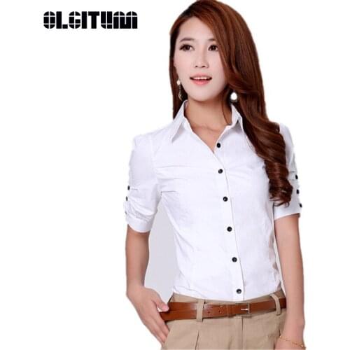 OLGITUM Short Sleeve Shirts For Women
