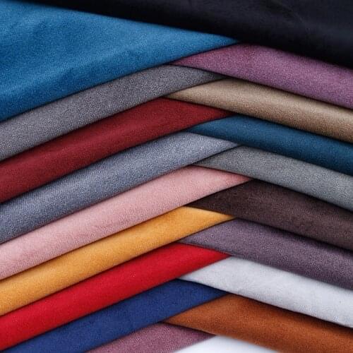 Polyester Thick Flannel Fabric Handmade DIY Comfortable Soft Breathable Skin-friendly Clothing Pillow Sofa Curtain Per Meter