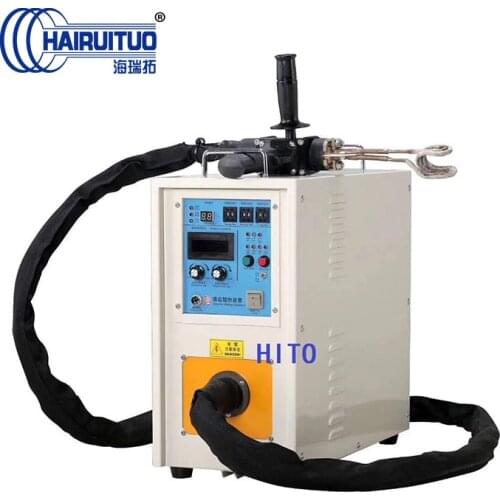 Hand-held induction heating high frequency machine for welding copper pipe