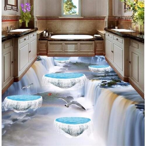 BEIBEHANG Bedroom custom PVC floor waterproof photo 3d flooring sticker falls stick sticky wallpaper from the Self-adhesive