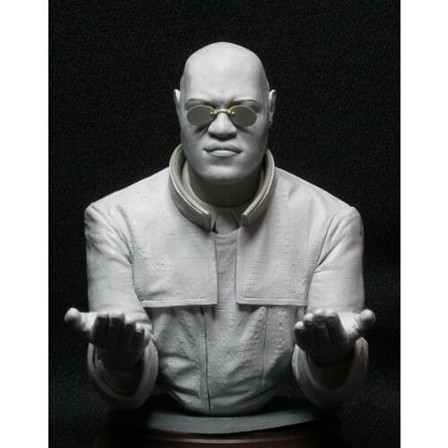Assembly Unpainted Scale 1/10 SHIP COMMANDER - Fictional bust figure Historical Resin Model