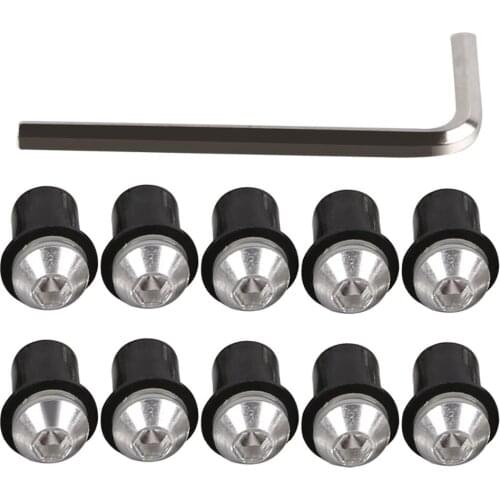Silver Windscreen Windshield Bolts Screws Kit For BMW F650GS F800GS R1200S