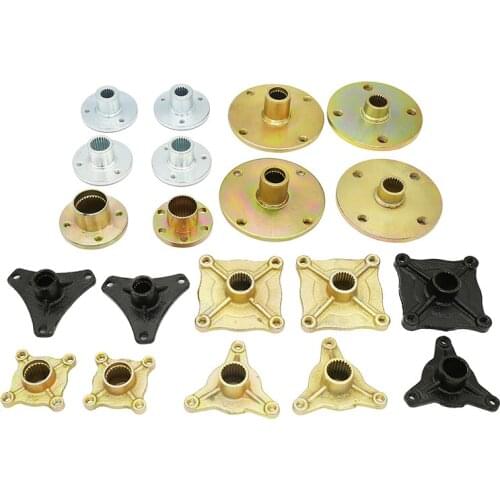 24T 110mm*4 STUD Rear Wheel Hub Fit For China 110cc 150cc 200cc 250cc Go Kart Golf Cart Buggy Karting ATV UTV Quad Bike Parts