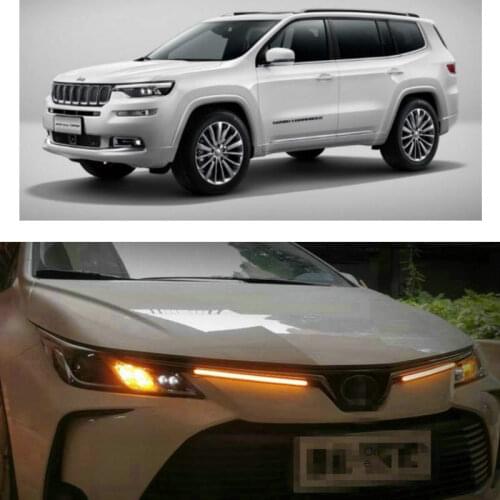 LED Daytime Running Light DRL Turn Signal Lamp For jeep COMMANDER XK XH COMPASS MK49 mp LIBERTY KK PATRIOT gladiator