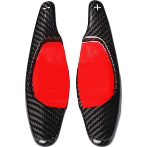 Paddle Shifter Shift Lever Paddle Extension Carbon Fiber Fit For Chevrolet Camaro Cadillac CT6 Buick Regal GS GL8 Verano