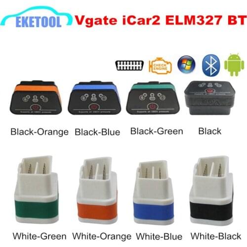 Vgate iCar2 Bluetooth For Android Torque/Windows ELM327 Bluetooth OBD OBD2 Professional Solution Works Multi-Cars Retailer Box