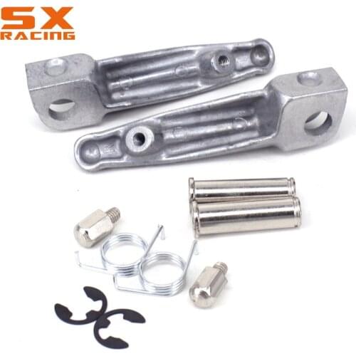 Motorcycle Street Bike Rear Foot Pegs Pedal For KAWASAKI ZX-6R ZX636 ZX-10R ZX-9R Z1000 Z750 Z750S ER6N ER6F NINJA 650R