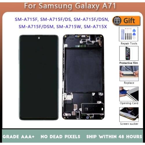 6.7" For Samsung Galaxy A71 LCD Touch Digitizer Sensor Assembly For Samsung A71 Display A715 A715F A715FD LCD