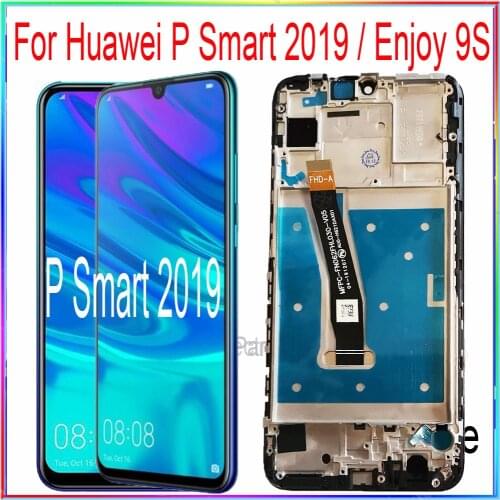 For Huawei P Smart 2019 LCD screen display enjoy 9S with touch with frame assembly Replacement repair parts