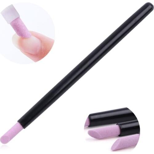 1pcs Nail Art Quartz Polished Nail Grinding Pen Remove Nail Dead Skin Cuticle Polish Pen Professional Manicure Stick Nail File