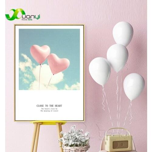 1Pcs Modern Nordic Landscape Canvas Painting HD Prints Nordic Balloon Painting Wall Decor Art Picture For Living Room Unframed