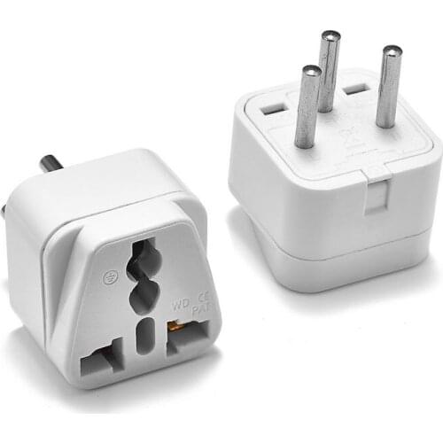 10pcs International IL EG Plug Adapter Converter EU Euro US UK To 3 Pin Israel Egypt Travel Power Adapter Socket Outlet