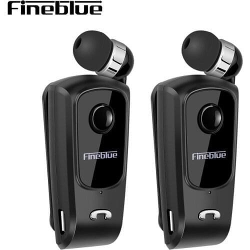 2PCS Fineblue F920 Wireless Bluetooth Earphone Telescopic Type Business Earphone Vibration Alert Wear Stereo Sport Earphone NEW