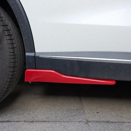 4pcs Decoration Car Sticker Racing Body Side Skirt Roof Hood Vinyl Bumpers Decoration accessories