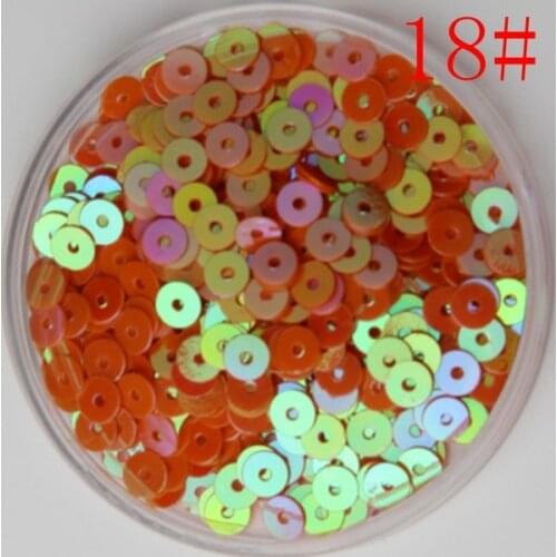 Freeshipping 4mm 3000pcs/lot 18# Laser Round Spangle Sequins Flat Sew Paillettes For DIY Crafts Garment Accessories