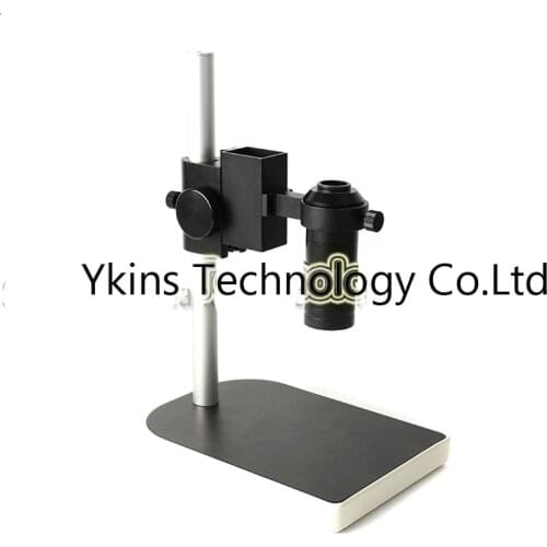 40mm Large Adjsutable Stereo Digital Industry Lab Microscope Lens Table Stand Dual Ring Holder+130X Zoom C-mount Lens