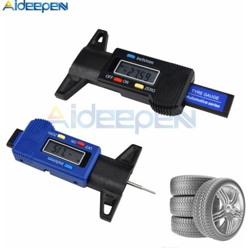 Digital Car Tyre Tire Tread Depth Gauge Meter Auto Tire Wear Detection Measuring Tool Caliper Thickness Gauges Monitoring System