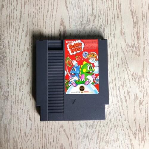 Bubble Bobble or Bubble Bobble Part 2 - 72 pins 8 bit game cartridge