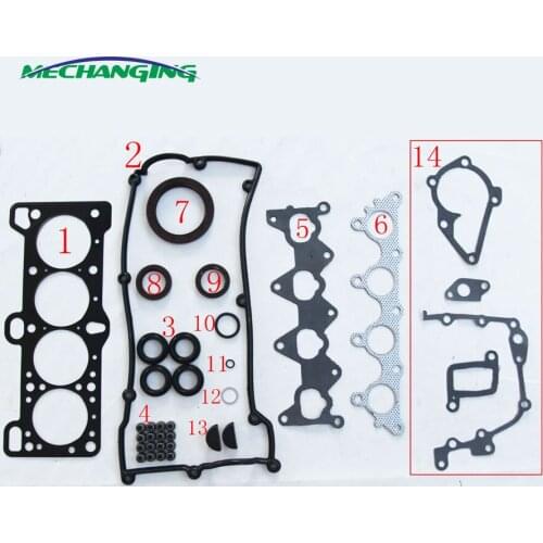 FOR HYUNDAI ACCENT II Saloon (LC) 1.6 G4ED-G metal Automotive spare parts engine seal gasket set 20910-26D00